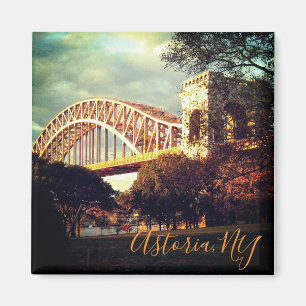 Imán "Puente de la Puerta del Infierno en otoño"