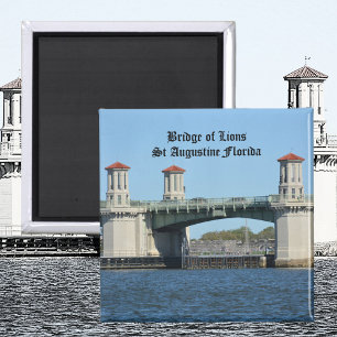 Imán Puente de Leones San Agustín Florida Fotografía