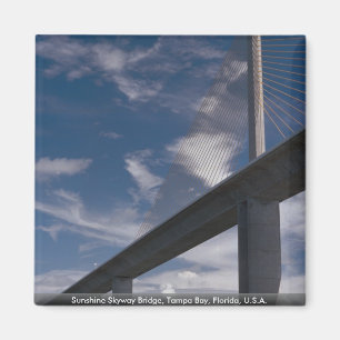 Imán Puente de Skyway de la sol, Tampa Bay, la Florida,