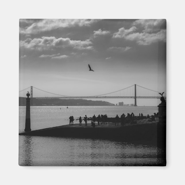 Imán Puente de suspensión en Lisboa (Frente)