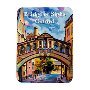 Imán Puente de suspiros en pintura de Gouache de Oxford