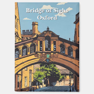 Imán Puente de suspiros en pintura Poster de Oxford