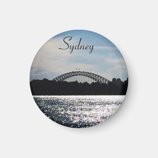 Imán puente de sydney brillante (Frente)