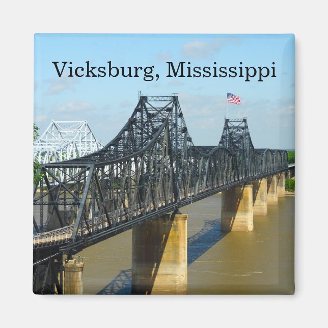 Imán Puente del río Misisipi de Vicksburg (Frente)