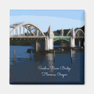 Imán Puente del río Suislaw Florence Oregon