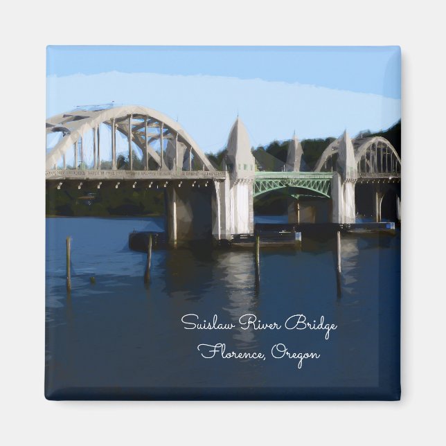 Imán Puente del río Suislaw Florence Oregon (Frente)