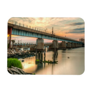 Imán Puente del tren de Rockaway
