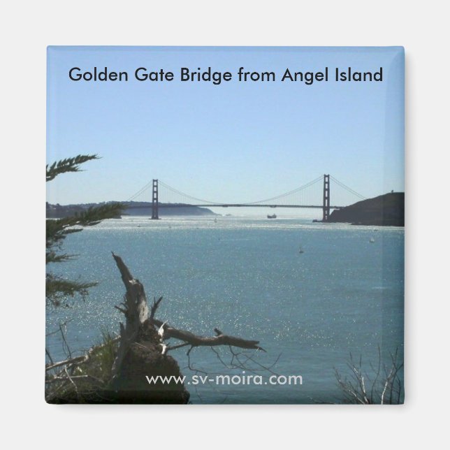 Imán Puente Golden Gate de la Isla Ángel (Frente)