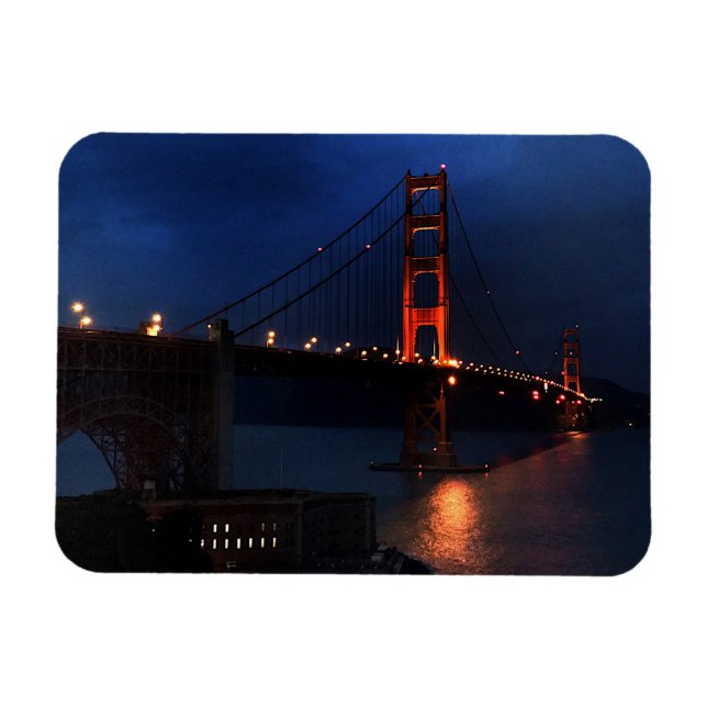 Imán Puente Golden Gate de San Francisco #6 Magnet (Horizontal)