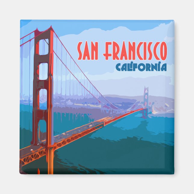 Imán Puente Golden Gate de San Francisco California (Frente)