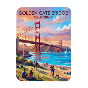Imán Puente Golden Gate desde Crissy Field California