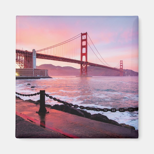 Imán Puente Golden Gate, fotografía panorámica, (Frente)