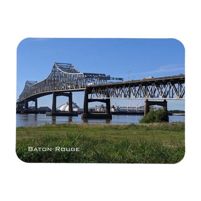 Imán Puente Horace Wilkinson - Magnet Baton Rouge (Horizontal)