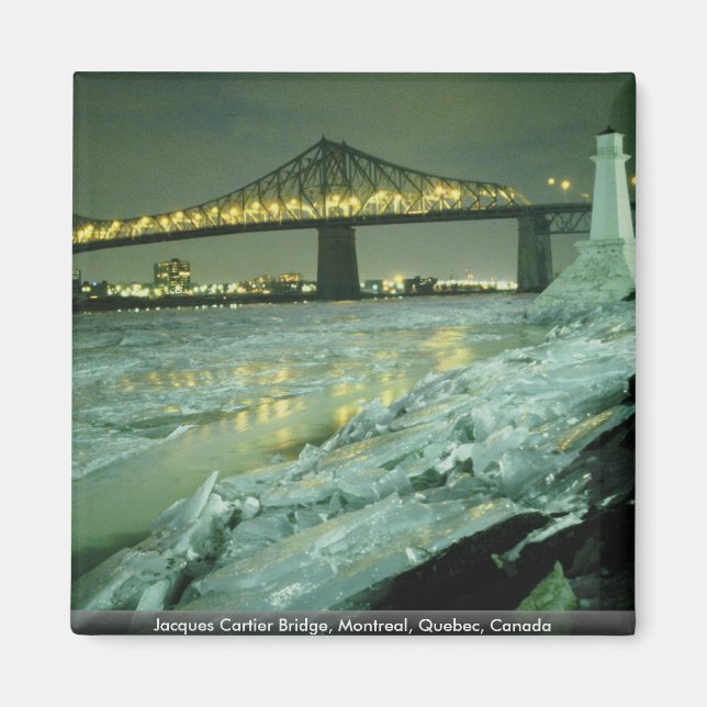 Imán Puente Jacques Cartier, Montreal, Quebec (Canadá) (Frente)