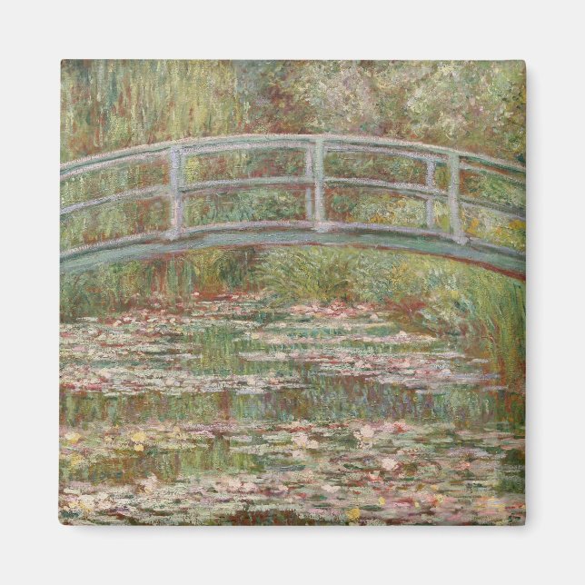 Imán Puente Japonés de Monet Arte Francés (Frente)