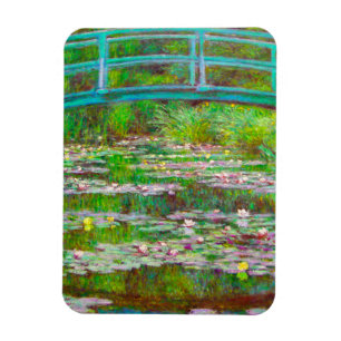 Imán Puente japonés de Monet y los lirios de agua