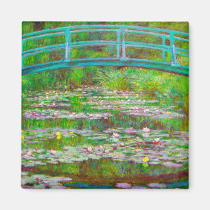 Imán Puente japonés de Monet y los lirios de agua