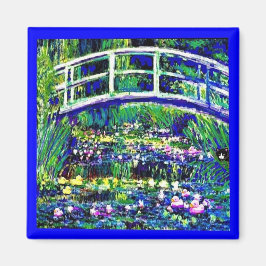 Imán Puente japonés de Sheba, gato, parodia artística,