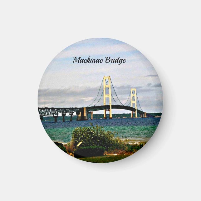 Imán Puente Mackinac, Isla Mackinac (Frente)