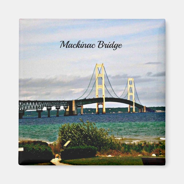 Imán Puente Mackinac, Isla Mackinac (Frente)