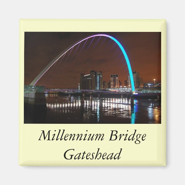 Imán Puente Millenium, Gateshead (Frente)
