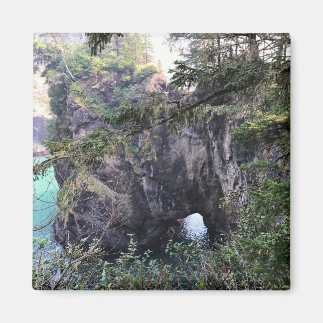 Imán Puente natural, espigón de roca, Oregón (Frente)