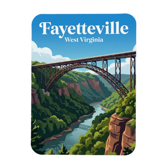 Imán Puente New River Gorge USA (Vertical)