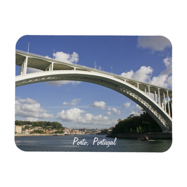 Imán Puente Oporto Arrábida Premium Magnet (Horizontal)