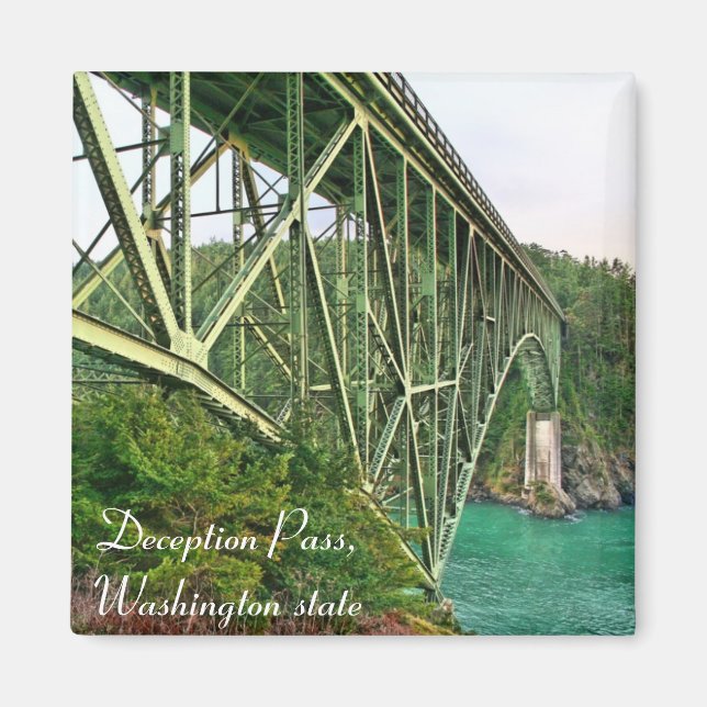 Imán puente, Paso de engaño, estado de Washington (Frente)