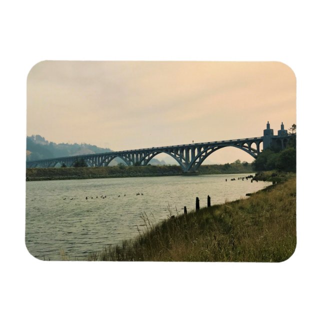 Imán Puente Patterson, Gold Beach, Oregon (Horizontal)