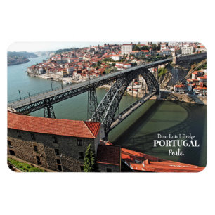 Imán Puente Porto sobre el río Douro, Portugal