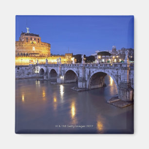 Imán Puente Sant Ángel y Castel Sant Ángel en