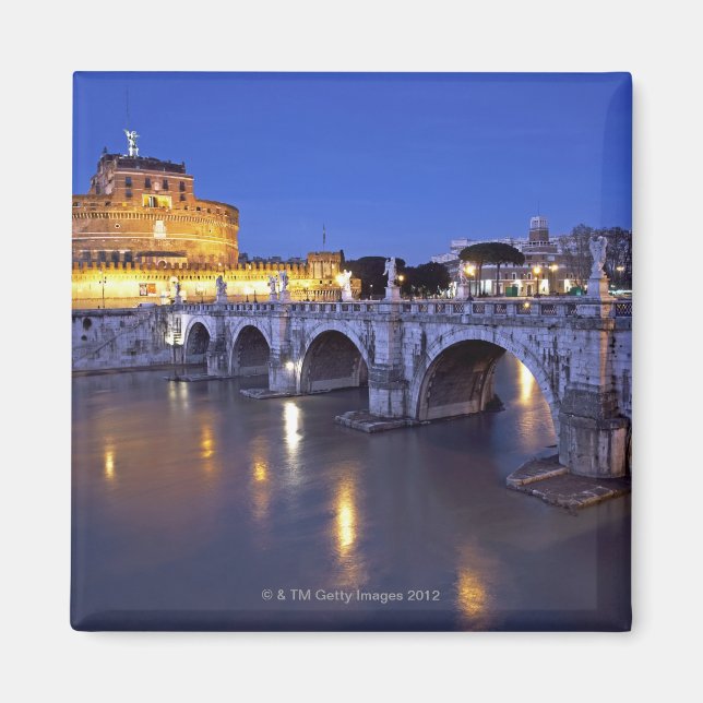 Imán Puente Sant Angelo y Castel Sant Angelo en (Frente)