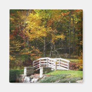 Imán Puente Seven Springs Fall I Paisaje de Otoño