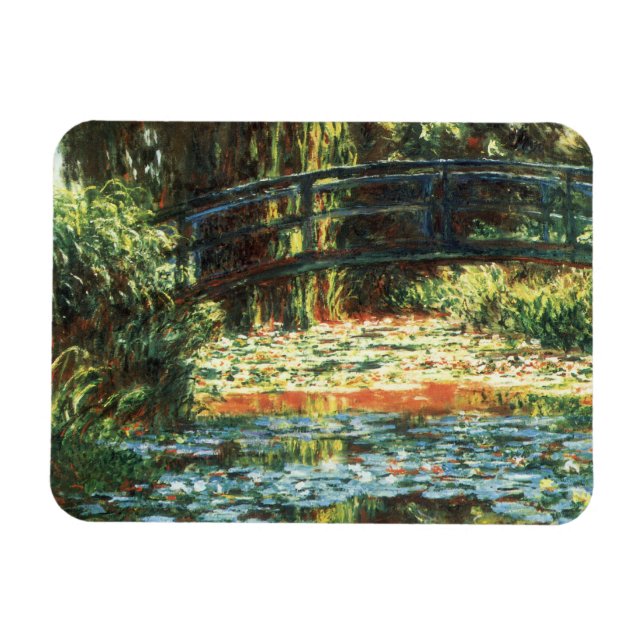 Imán Puente sobre el estanque acuático de Claude Monet (Horizontal)
