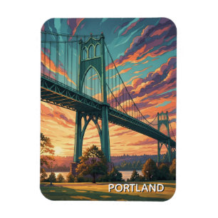 Imán Puente St Johns en Portland Oregon