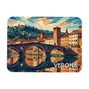 Imán Puente Verona Italia Viajes
