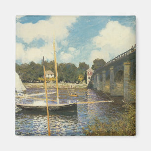 Imán Puente vial de Argenteuil por Claude Monet