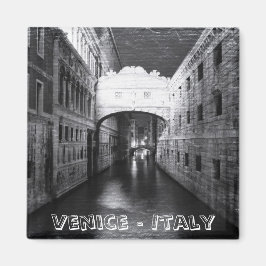Imán Puentes de Venecia de noche (imán frigorífico)