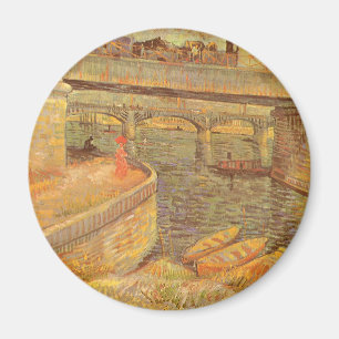 Imán Puentes de Vincent van Gogh a través del Asnieres