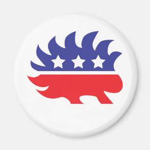 Imán puerco espín libertario