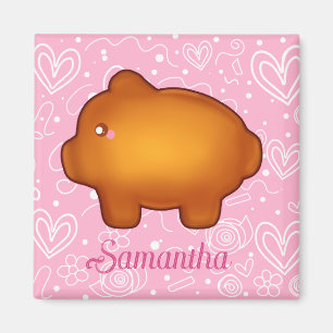 Imán Puerquito De Piloncillo Pan Dulce