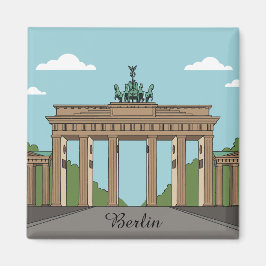 Imán Puerta de Brandeburgo de Berlín – clásico icono de