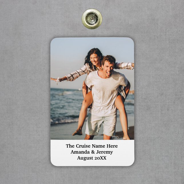 Imán Puerta de Cabina de Crucero con Foto Personalizada (Custom Photo Cruise Cabin Door Magnet
)