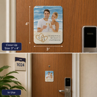 Imán Puerta de crucero personalizada foto estateroom pe