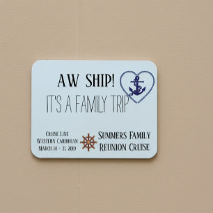Imán Puerta de crucero personalizada para familia ¡Al b
