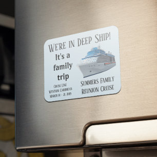 Imán Puerta de crucero personalizada para familia In De