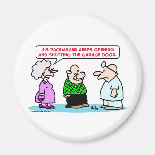 Imán puerta de garaje del marcapasos abierta (Frente)