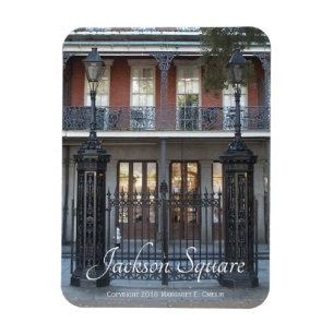 Imán Puerta de Jackson Square, Nueva Orleans, Barrio Fr