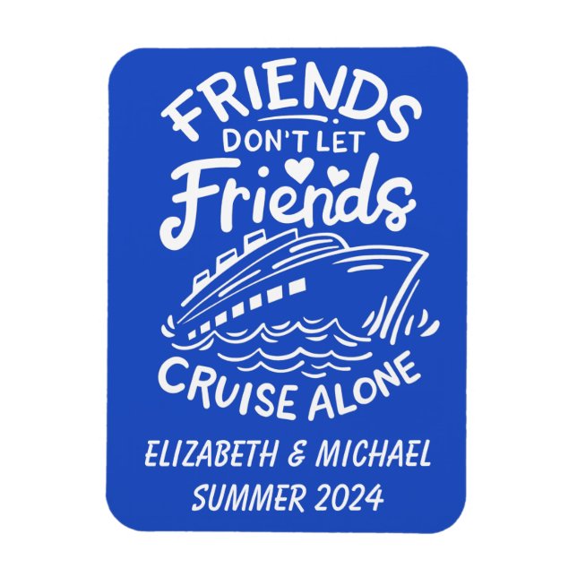 Imán Puerta de la cabina de crucero de los amigos (Vertical)